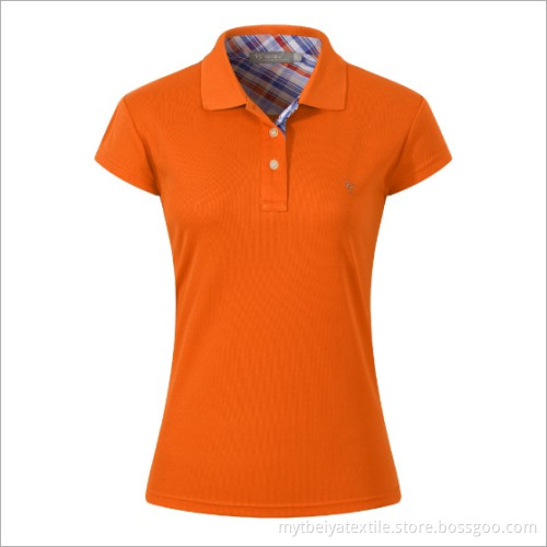 Polo Custom Promotional China Supplier 100% Cotton Women T-Shirt